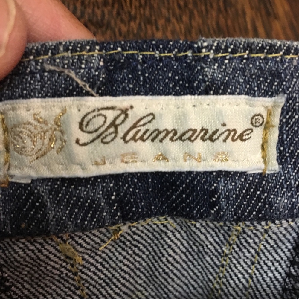 $1255 Blumarine 🕊Swarovski Covered Jeans 👖 ❤️ FR - Picture 2 of 8
